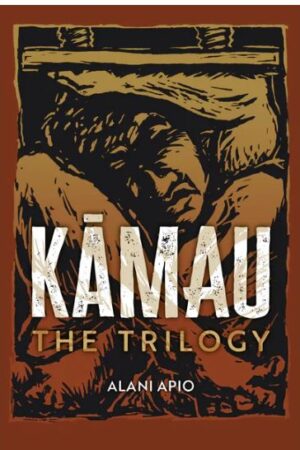 Brown cover with a maan sitting cross-legged,one arm above his head.