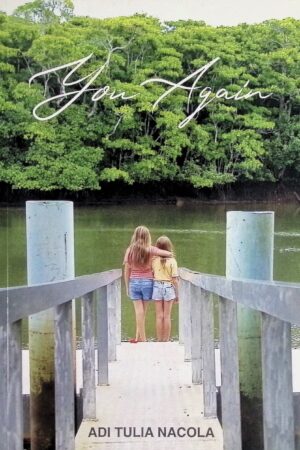 Two girls standing on the edge of a pier